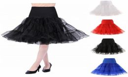 Puffy court Organza Halloween femmes Crinoline Vintage jupon de mariée pour soirée de mariage Cosplay sous-jupe Rockabilly Tutu3238185