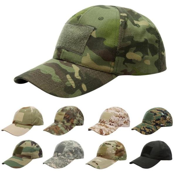 Puimentiua 17 Modèle pour le choix Snapback Camouflage Tactical Hat Patch Army Tactical Baseball Cap Unisexe Acu CP Desert Camo Hat3161377