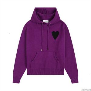 Pull Amis Amisweater Gebreide Trui Hoody AM I Parijs Trui Met Capuchon Heren Dames Casual Sweatshirts Amiparis Coeur Hart Liefde Patroon Zweet Jumper 1LW4