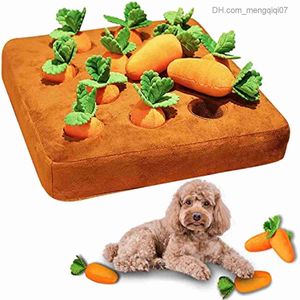 Pull Toys atuban snuff almohadilla para almohadilla para perros de zanahoria a la almohadilla de juguete innovador de peluche de peluche.