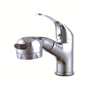 Grifo de ducha de agua fría y caliente de cobre extraíble Grifo 205 * 196 mm RV Caravan GR-S002B