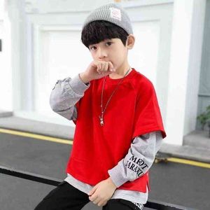 Pullover 2020 Nieuwe Boy Boutique kleding Lange mouw T-shirt T-shirt Kinderkleding Boys 8 tot 12 Girl Hoodie 0913