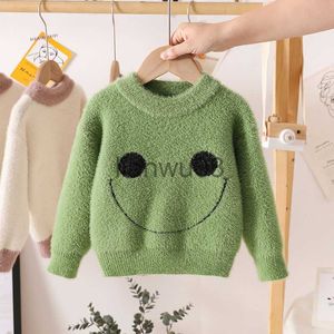 Pull automne bébé filles garçons chandails manteau enfants tricot pulls hauts bébé garçons filles dessin animé à manches longues chandails x0818