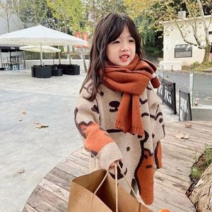 Pull Automne Enfants Tricoté Imprimer Panda Pull Pour Filles Irrégulier O Cou Pull De Noël Enfant Bébé Pull Pulls Manteau 6 8 12 220919