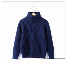 Pullover baby kinderkleding truien plevloek turtleneck gebreide jongens kinderen druppel levering kraam van dhdgr