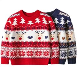 Trui Kerst Kinderen Trui Herfst Kleding 3 7 Jaar Baby Meisjes Jongens Truien Gebreide 2023 Kids Party Truien 231030