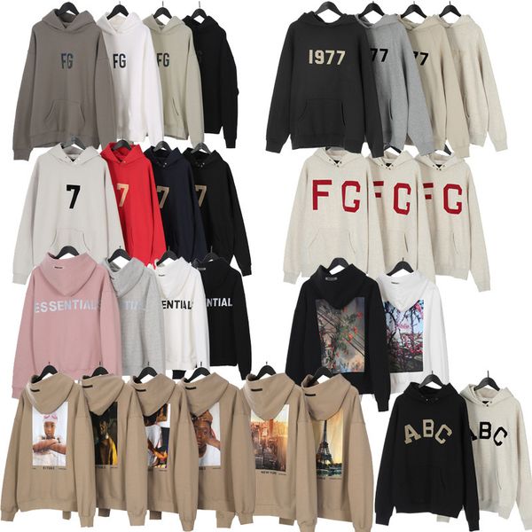 Pullover Designers Clothing Essent Fog sudaderas con capucha Polos Hombres Mujeres con capucha Tops Hombre Luxurys Hoodie Loose