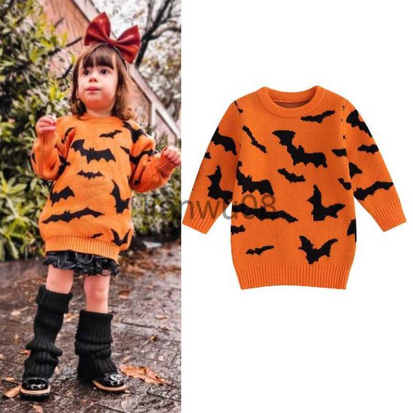 Pelover FocusNorm 37y Halloween Niñas Niñas Autumn Otoño Vestido de suéter de invierno