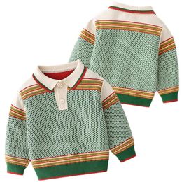 Trui meisjes trui herfst peuter jongens gebreide trui baby jongens mode uitloper kinderkleding kinderen meisjes gebreide jas 231017