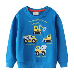 Pull Jumping Mètres Arrivée Dessin animé Broderie Automne Garçons Sweatshirts À Manches Longues Vêtements De Bébé Vendant Des Chemises Pour Enfants 220924