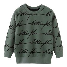 Pullover jumping meters herfst lente kinderen sweatshirts met brieven print jongens meisjes katoenen kleding verkopen peuter shirts tops 220922
