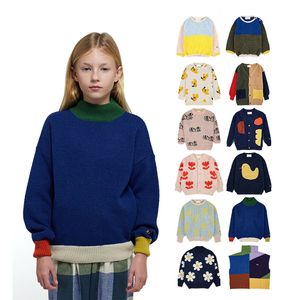 Pull enfants pull automne hiver 2023 BC filles tricoté garçons gilet Cardigan col en V tricots 230906