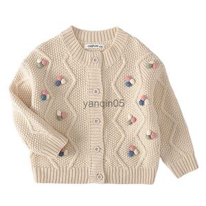 Pullover Maglioni per bambini Neonati maschi Cardigan Maglioni per maglieria Maglioni a maniche lunghe autunno inverno Maglioni in cotone morbido Cappotto Abbigliamento HKD230719