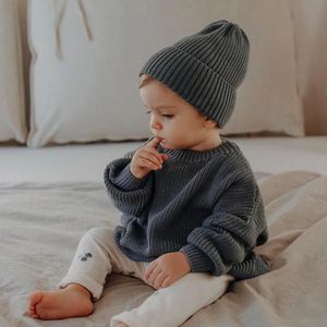 Pull de Style coréen pour enfants, vêtements amples et décontractés, tricotés pour bébés garçons et filles, pull d'automne et de printemps pour nourrissons, 231115