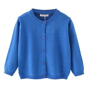 Pullover ljmofa 1-6t Kid Solid Color Classics Knitwear Soft Comfortabele warme truien voor jongensmeisje in airconditioner Room Cardigan D136 220919