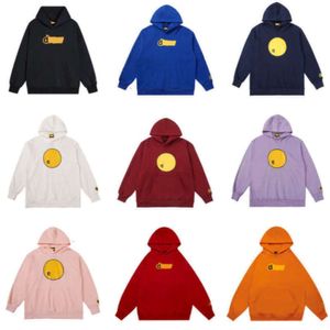 Jersey de los hombres de lujo sudaderas chándales diseñador sonrisa sudaderas con capucha hombres mujeres dresweatshirt carta suéter con capucha niña niño abrigo suelto calle chaqueta con capucha WX53