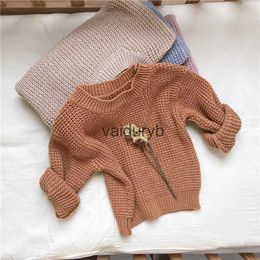 Pull nouveau 2022 automne hiver enfants filles à manches longues pull en tricot bébé vêtements doux beau haut garçon fille vêtementsvaiduryb