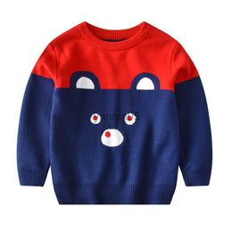 Trui Saileroad 2022 Baby Meisjes Trui Kinderkleding Kleding Cartoon Beren Jongens Herfst Kinderen Trui Winter Tops HKD230719