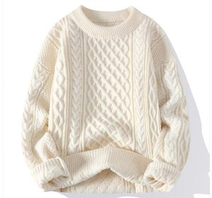 Pullover trui heren de Koreaanse versie van de trend knappe losse plus fluwelen trui buiten slijtage