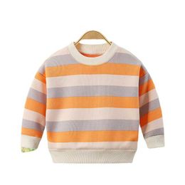 Pullover trend tee herfst winter peuter kinderen meisjes sweatshirt tops geboren baby lange mouw t -shirt babyjongens kleren 220924