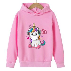 Pullover Unicorn Cosplay Children S Kleding Hoodies Outerwear Girl Baby Boy Desse Anime For Children Tops 221122