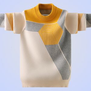 Trui Winter Katoen Producten Kleding Jongen Trui Oneck Breien Kinderkleding Kinderen Warm Houden 230918