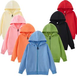 Trui Rits Effen Hoodies Kinderen Jassen voor Jongens Kleding Lente Herfst Sweatshirt Jongens Jassen Koreaanse Kinderen Outdoor 231018