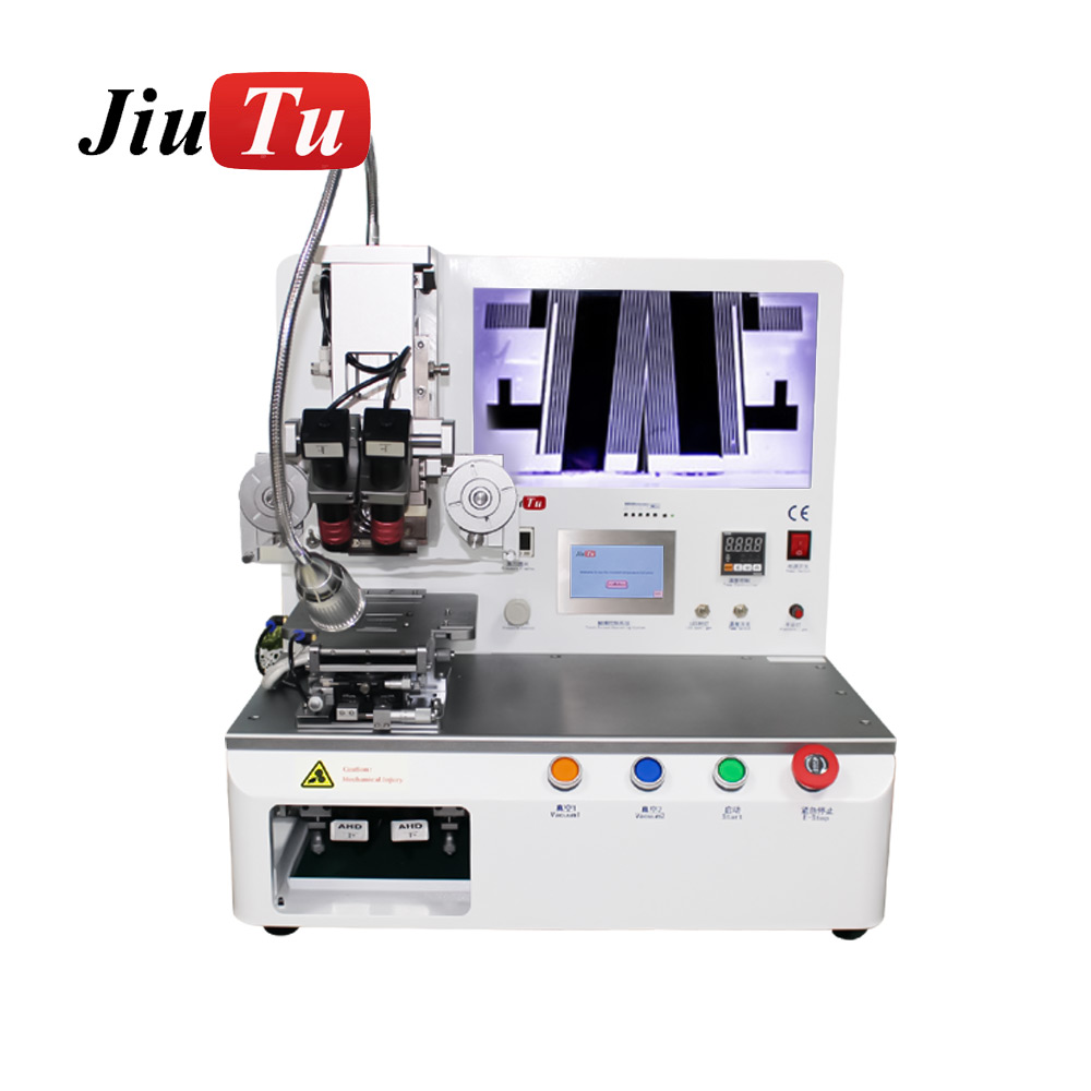 Impulserhitzende Flexmaschine für Mobiltelefon-TAB-COG-COF-COP-ACF-LCD-Reparatur, grünes Flexkabel-Bonding