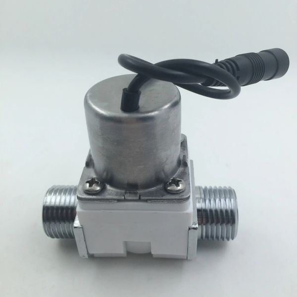 Sensor de válvula electromagnética pulsada, grifo inteligente, sensores sanitarios urinarios, válvula solenoide DC4.5V-6.5V 0,02-1.0MPA G1/2 DN15