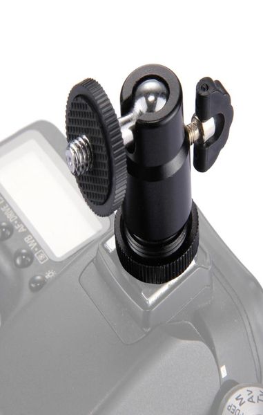 Puluz 1pc Ball Head for Camera Trépied LED LIGHT FLASH Trépied support support support 14 Shoe Adapter Cradle pour DSLR DV5637104