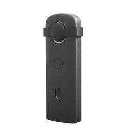 Estuche de silicona puluz con cubierta de lente para ricoh theta sc2 360 cámara panorámica accesorios de cámara de manga protectora