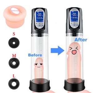 Pump Toys Extender Enhanced Potente USB Dispositivo de pene recargable automático Pro Ampliación Sexo para hombres 230719