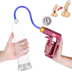 Pump Toys Male Penile Vacuum Manual Extension Intensifier Masturbation Training Tool Adult Sex toy 230719
