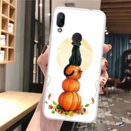Pumpkin Happy Fall Automne Soft Téléphone Soft Téléphone pour Xiaomi MI 12T 11T 10T 9T 11 10 Lite 12 Pro 12x 11i 9 8 13 5x 6x Hous de motif ultra