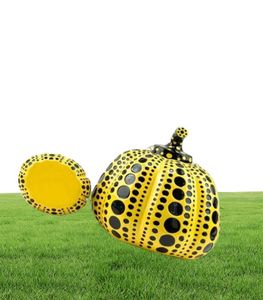 Pumpkin Kusama Yayoi Artiste Modern Sculpture Polka Dot Art Home DÉCORATIONS INTÉRIEUR ARTS ARTS MARIAGE NIDE 2201173120531