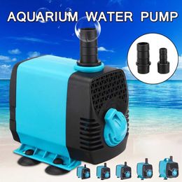 Pompes 220V Ultrasilence étanche IP68 filtre pompe à eau pour Aquarium étang pompe de fontaine Submersible 10/15/25/40/55W 6003000L/H