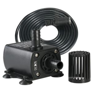 Pompes 300L/h débit fontaine Aquarium Mini DC 12V moteur sans brosse pompe étang Aquarium piscine circulant pompe à eau Submersible