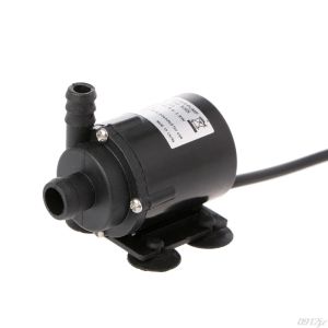 Mini pompe à eau 6V/12V, débit 150280L/H, moteur sans balais, Mini pompe Submersible, prise USB ou femelle