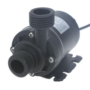 Pompes DC 12V/24V Mini pompe à eau Submersible Micro moteur sans brosse pompes à eau pour Aquarium fontaine piscine étang Aquarium 800L/H