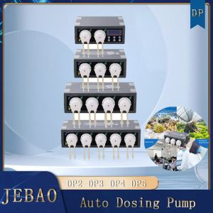 Pompes Jebao pompe doseuse DP4 péristaltique automatique Aquarium pompe à eau récif plante marine produits pour animaux de compagnie électrique corail mangeoire réservoir de pêche