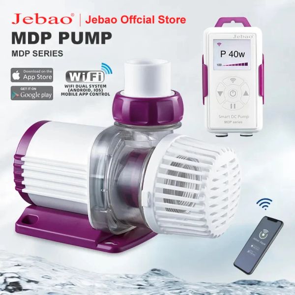 Bombas Jebao Jecod MDP Serie Nueva pantalla LCD con control Wifi MDP2500 3500 5000 8500 10000 Bomba de agua para acuario con tanque de peces