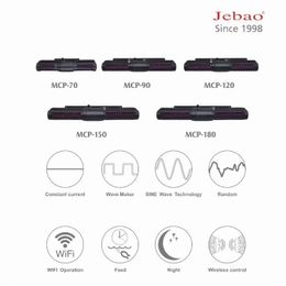 Pompes Jebao MCP série nouvel Aquarium Wifi contrôle LCD affichage pompe à eau à débit transversal MCP70 90 120 150 180
