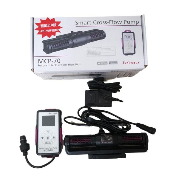 Pompes Jebao Smart Aqua MCP Série Récif Corail Fish Tank Aquarium Wifi Contrôle LCD Affichage Cross Flow Wave Pompe À Eau WaveMaker