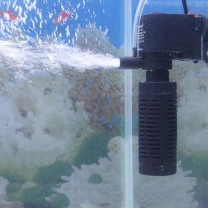 Pompen Kleine Aquarium Waterpomp voor kleine aquarium schildpad aquarium 4W 6W aquarium pomp flow water Filter pomp zwarte spons NeverElse