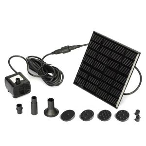 Pompen Zonne-energie Water Drijvende Fontein Pompsets met 6 Sproeiers voor Aquarium Aquarium Vijver Tuindecoratie Fonteinruimte