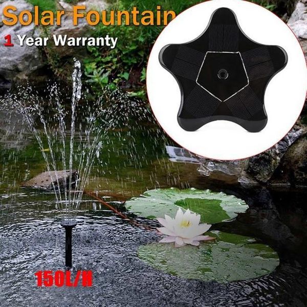 Pompes Étoile de mer extérieure alimentée solaire fontaine piscine lac étang Mini fontaine d'eau pompe Aquarium jardin jardinage décoration fournitures
