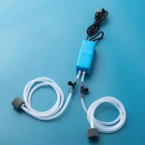 Pompen USB-energie met visset Stille zuurstofaccessoires Luchtaquariumtank Ministeenpomp Hoog efficiënt filter