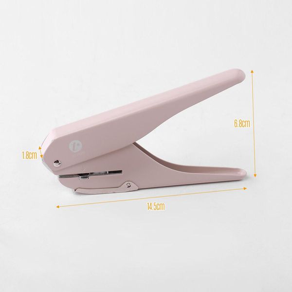 Punch 1 PC Kwtrio Handheld Diy Single Single Hole Punch Puncher Paper Paper Cutter con gobernante para estudiantes de la escuela en casa