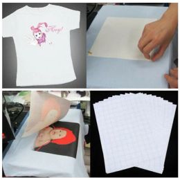 Punch 50pcs / Set T-shirt A4 Transférer du papier fer sur le thermos