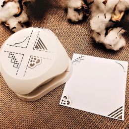 Punch Ali Paper Art 4in1 Styling Puncher, Label Rounder, Bookmark Corner Decorateur, DIY Wedding Card Puncher Diary Scrapbook Tool